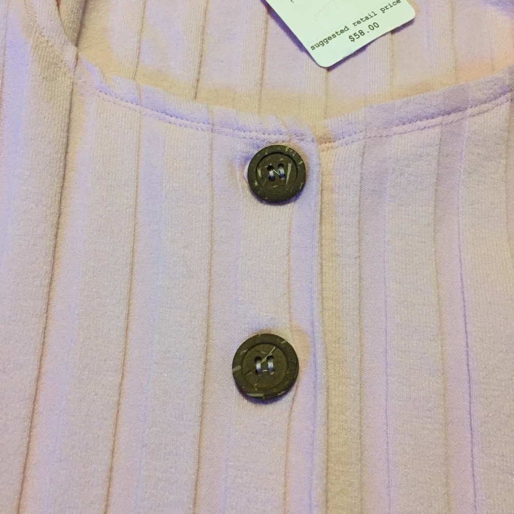 Free people Central Park Cardi elbow top blush - Picture 7 of 7